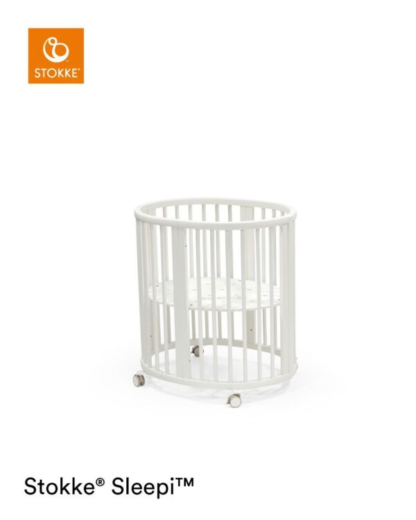 Mini Bed Stokke® Sleepi™ V3 White incl. Matras - Afbeelding 1