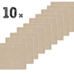 Set 10x Spuugdoeken Funnies Uni Cream