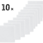 Set 10x Spuugdoeken Funnies Uni Wit