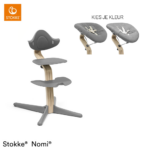 Kinderstoel Stokke® Nomi Grey/Natural met Newbornset