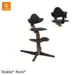 Kinderstoel Stokke® Nomi Walnut/Black + Babyset