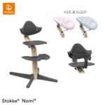 Kinderstoel Stokke® Nomi Anthracite/Natural incl. Newbornset en Babyset