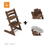 SET | Kinderstoel Stokke® Tripp Trapp® Oak Warm Brown met Newbornset + Babyset