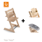 SET | Kinderstoel Stokke® Tripp Trapp® Oak Natural met Newbornset + Babyset