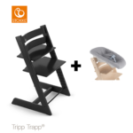 Kinderstoel Stokke® Tripp Trapp® Black met Newbornset