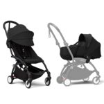 Buggy Stokke® YOYO3 Black Met Reiswieg