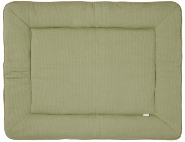 Boxkleed Little Dutch 80x100 Pure Olive - Afbeelding 1