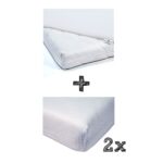 Set | Topper Wieg AirgoSafe met 2 Hoeslakens
