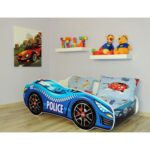 Peuterbed Top Beds Racing Car 70x140 Politie Incl. Matras