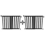 SET | 2x Traphek Noma Hout Zwart