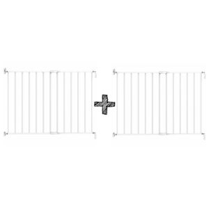 SET | 2x Traphek Noma Metaal Wit