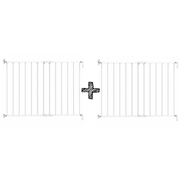 SET | 2x Traphek Noma Metaal Wit - Afbeelding 1