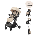 Buggy Novi Baby® Travel Go Sand Melange met Voetenzak