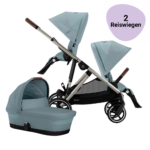 Twin Kinderwagen Cybex Gazelle S Stormy Blue/Light Blue