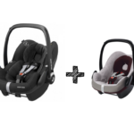 Autostoel Maxi-Cosi Pebble Pro i-Size Essential Black + Gratis Hoes