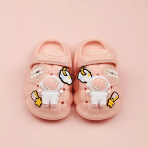 Mini Fashion™ - Leuk Astronauten Ontwerp - Kinder Slippers Roze / 210mm (7-8 jaar) | Educatief Speelgoed