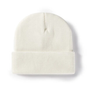 Mini Fashion™ - Eigen lettertype - Gepersonaliseerde Beanie Muts Wit / 3 / M (1.5-5 jaar) | Educatief Speelgoed