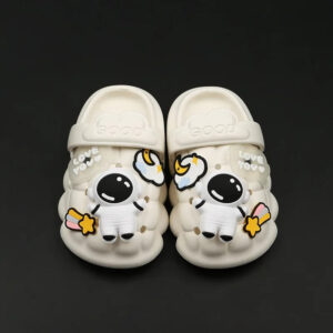 Mini Fashion™ - Leuk Astronauten Ontwerp - Kinder Slippers Wit / 190mm (5-6 jaar) | Educatief Speelgoed