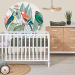 Babykamer Venice Fishbone Luxe White (Ledikant + Commode)