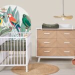Babykamer Venice Fishbone Luxe White (Ledikant Open Basic + Commode)