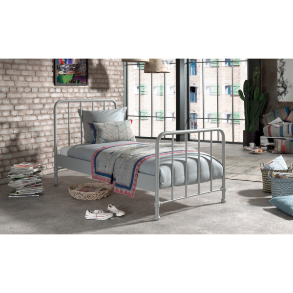 Kinderbed Bronxx 90x200 Rainy Grey - Afbeelding 1