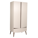 Kast Smile Cream Walnut 2-deurs