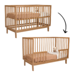 Meegroeiledikant Novi at Home® Lauren 60x120 Beech