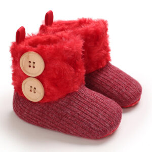 Mini Fashion™ - Altijd Warme Voeten - Kinder Winterschoenen Rood / 20 (12-18 maanden) | Educatief Speelgoed