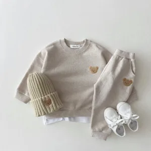 Mini Fashion™ - Peuter Beertjes Trainingspak Grijs / 98 (3 jaar) / Ja | Educatief Speelgoed