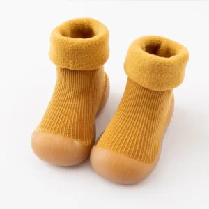 Mini Fashion™ - Anti-slip Grip - Peuter Sokschoenen Geel / 23 (13-18 maanden) | Educatief Speelgoed