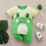 Mini Fashion™ - Zacht Voor Babyhuid - Kikker Pyjama 68 (3-6 maanden) | Educatief Speelgoed