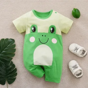Mini Fashion™ - Zacht Voor Babyhuid - Kikker Pyjama 68 (3-6 maanden) | Educatief Speelgoed