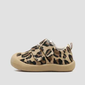Mini Fashion™ - Ademend Materiaal - Schoenen met print Panter / 15 (6-12 maanden) | Educatief Speelgoed