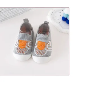 Mini Fashion™ - Stijlvol Stappen - Peuterschoentjes Grijs / 22 (12-18 maanden) | Educatief Speelgoed