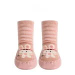Toddler Non-slip Socks™ - Stapjes in Stijl - Babysokjes Konijn / S (0-6 maanden) | Educatief Speelgoed