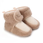 Mini Fashion™ - Warm&Comfort - Dieren Schoentjes Bruin / 18 (12-18 maanden) | Educatief Speelgoed