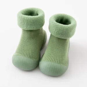 Mini Fashion™ - Anti-slip Grip - Peuter Sokschoenen Groen / 23 (13-18 maanden) | Educatief Speelgoed