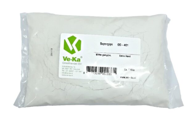 Super gietgips - extra hard - 1 kg - Afbeelding 1