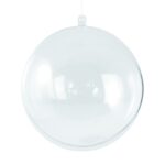 Plastic bal - transparant - 5 cm