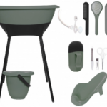 Bad&Verzorgingsset Luma Stonegreen/Black