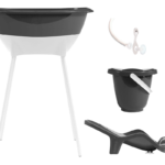 Bad&Verzorgingsset Luma Dark Grey/White