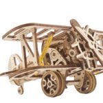 Ugears houten 3D puzzel - Mini Biplane