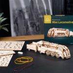 Ugears houten 3D puzzel - Mini Locomotive