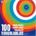 Vouwblaadjes 100 stuks- 16x16 cm