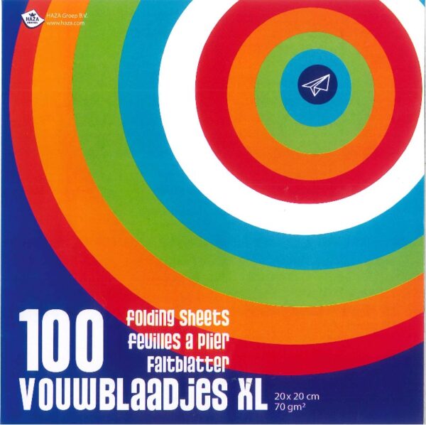 Vouwblaadjes 100 stuks- 20x20 cm - Afbeelding 1