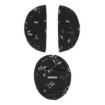 Gordelbeschermers Dooky Seat Pads Universeel Romantic Leaves Black