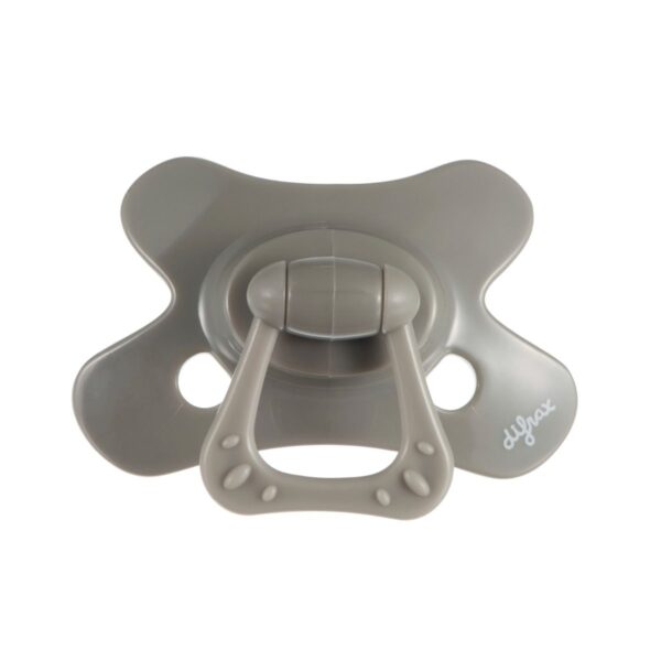 Fopspeen Difrax Dental Grijs 6+ mnd. - Afbeelding 1