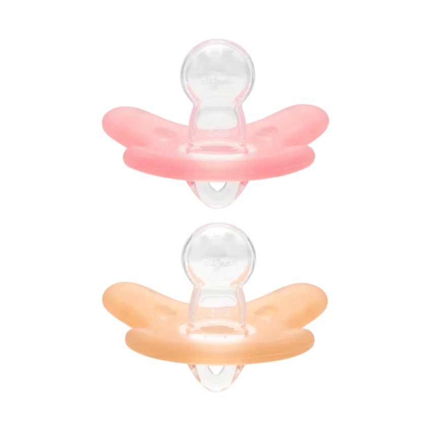 Fopspeen Difrax Siliconen Natural 6-12 mnd. Raspberry/Caramel 2st Fopspeen Difrax Siliconen Natural 6-12 mnd. Raspberry/Caramel 2st - Afbeelding 1