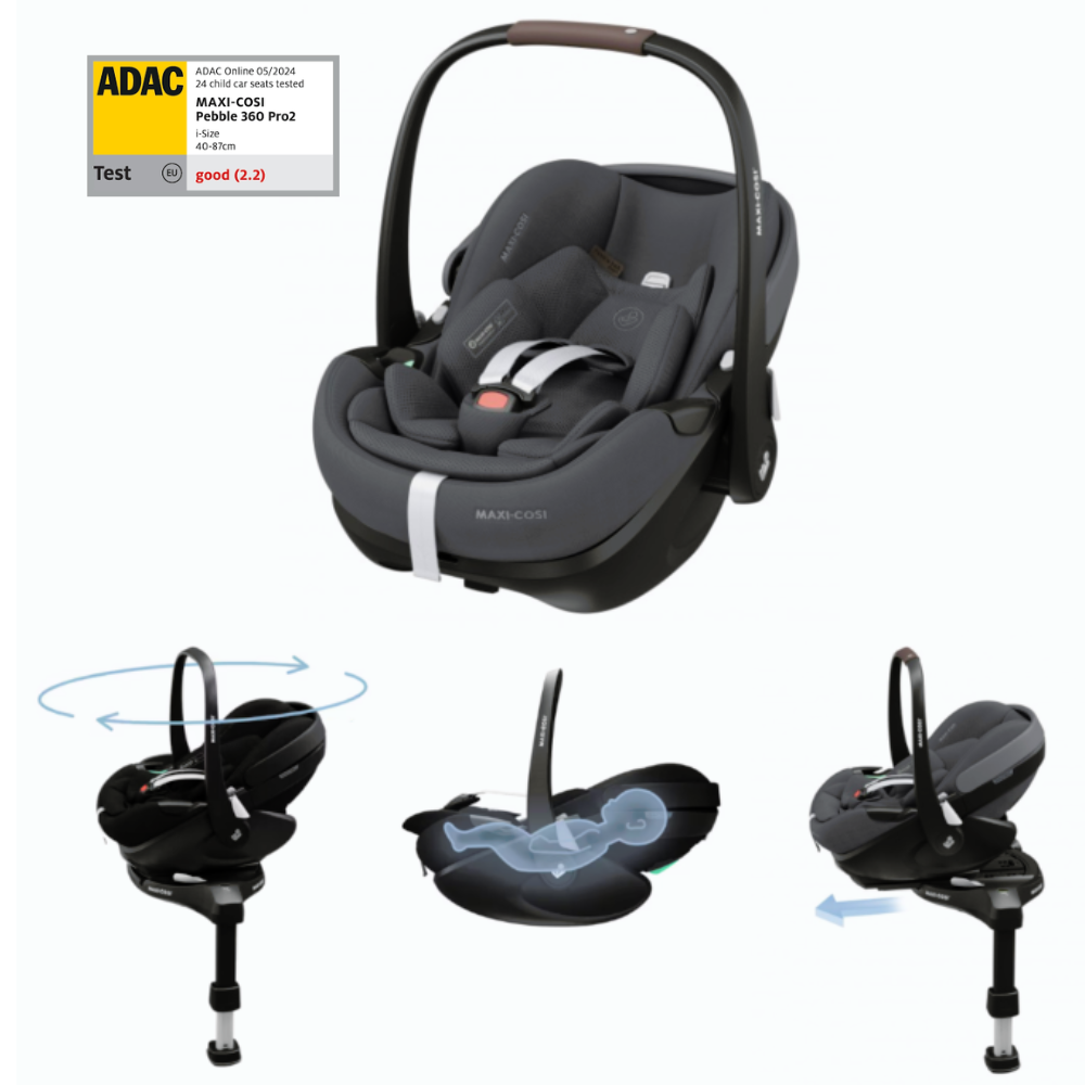 Autostoel Maxi-Cosi Pebble 360° Pro2 Slide Tech Twillic Graphite Autostoel Maxi-Cosi Pebble 360° Pro2 Slide Tech Twillic Graphite - Afbeelding 1