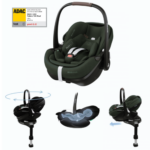 Autostoel Maxi-Cosi Pebble 360° Pro2 Slide Tech Twillic Green